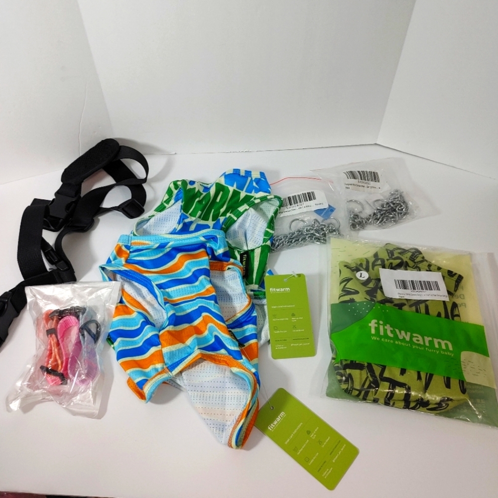 Wholesale Lot   Small to Medium Dog Fitwarm Clothing M&L  / Collar / Harness Et